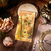 4 Pieces Metal Bookmarks with Tassel, Golden Hollow Bookmark Van Gogh Oil Painting Theme Book Mark Bookmarks for Book Lovers